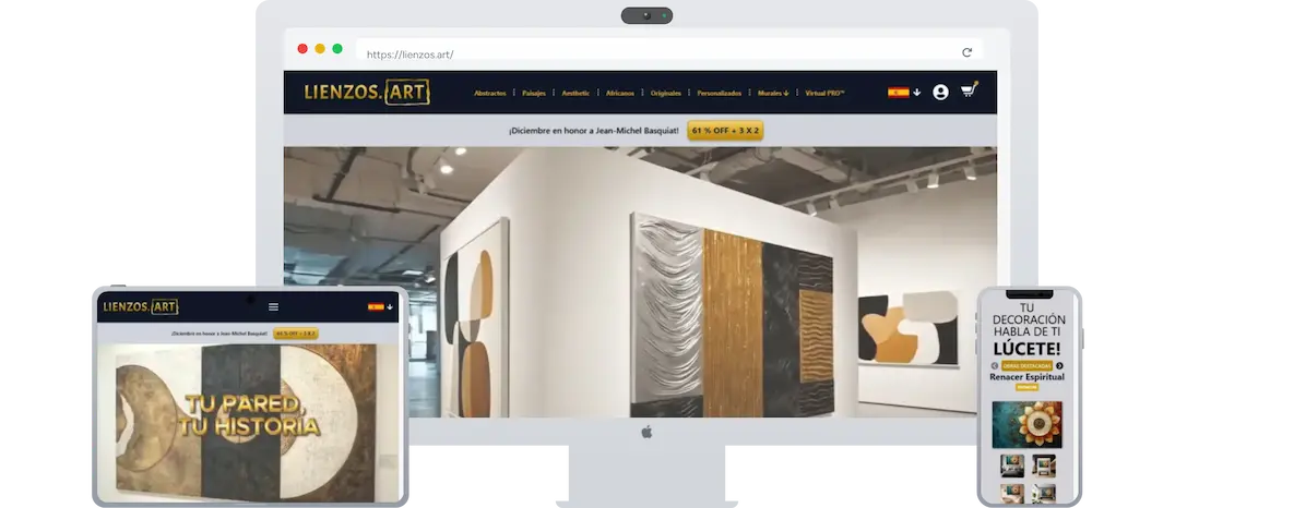 eCommerce de Cuadros decorativos Lienzos.art