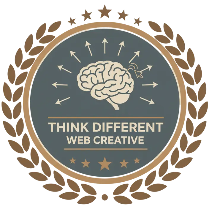 Think Different Web Creative Badge
