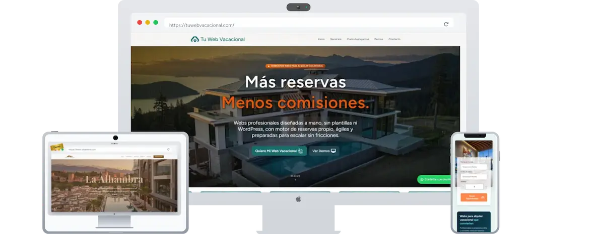 Agencia Digital especializada en diseño web profesional para viviendas vacacionales